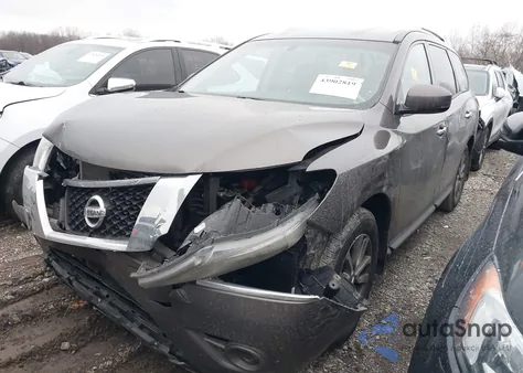 2016 Nissan Pathfinder S from USA, damaged, VIN 5N1AR2MN4GC634413